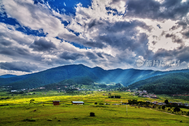 不丹的自然美景