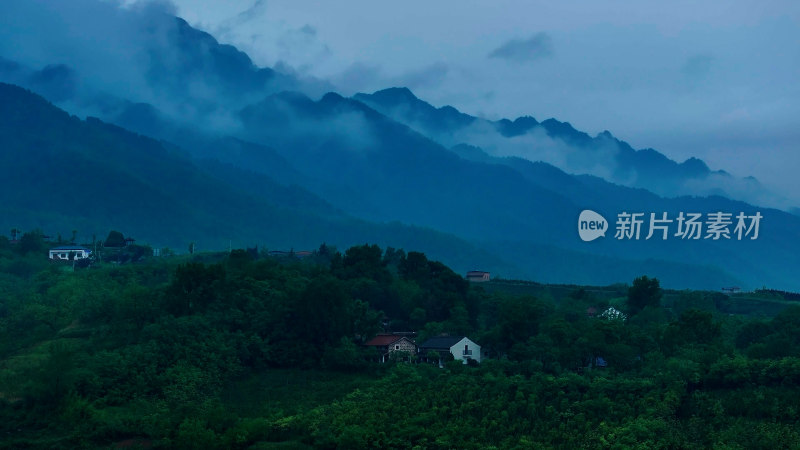 秦岭山脉云海云雾