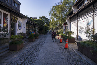 杭州西湖茅家埠江南水乡风景