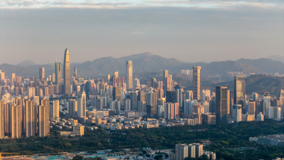 深圳罗湖中心区建筑群