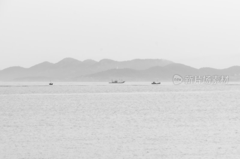 青岛的太平角海面风景