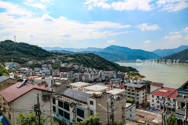 长江三峡秭归郭家坝镇，西陵峡兵书宝剑峡