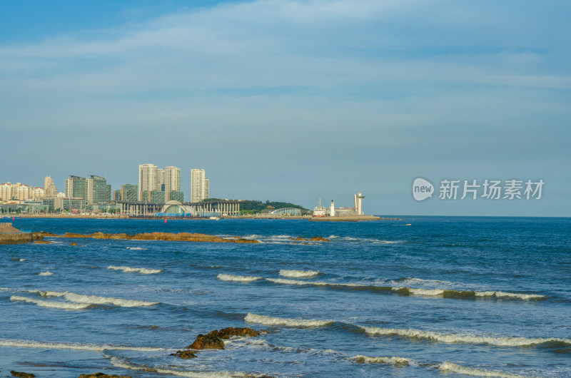 山东青岛太平角海岸风光