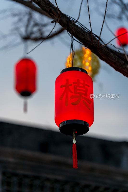 北京石景山模式口历史文化街区京西古道年味