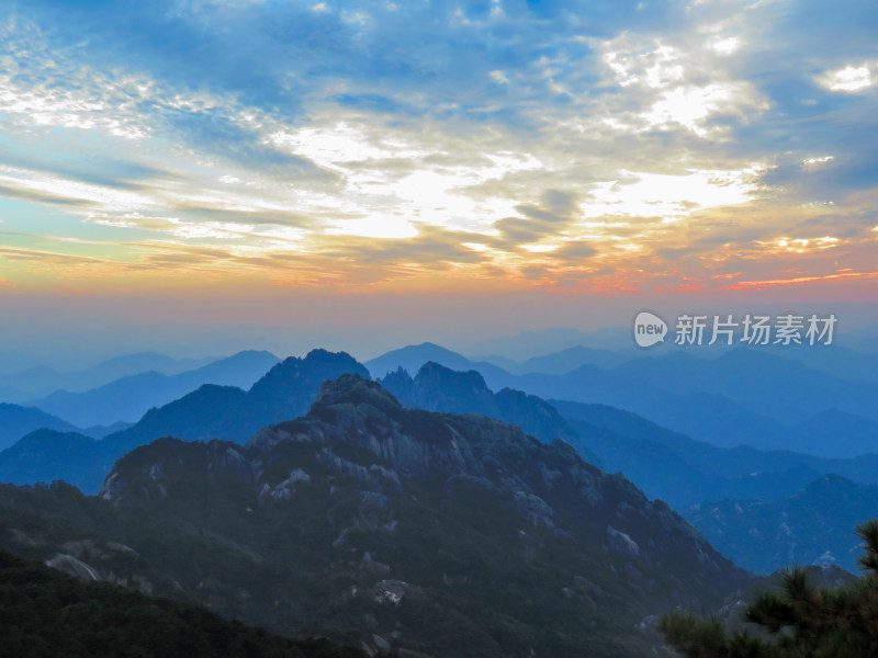 中国安徽黄山旅游风光