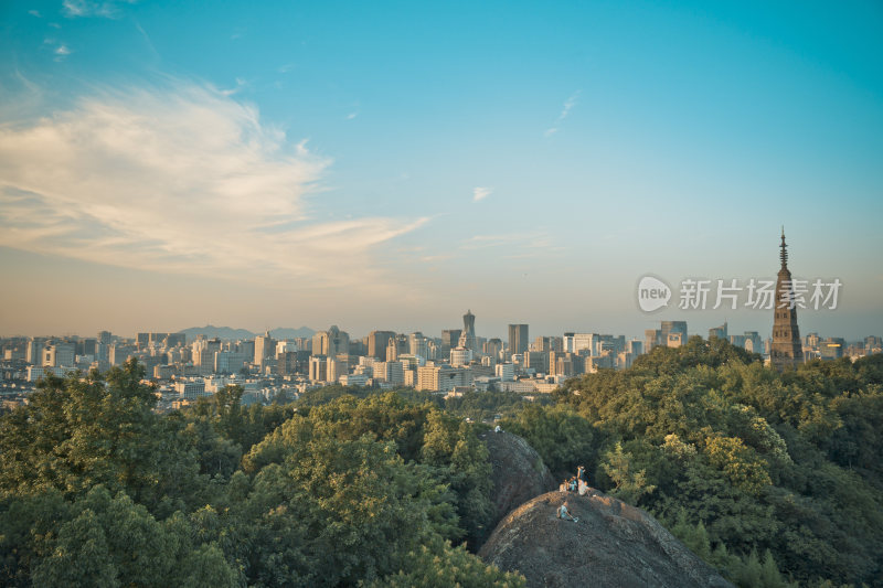 杭州西湖宝石山风景区