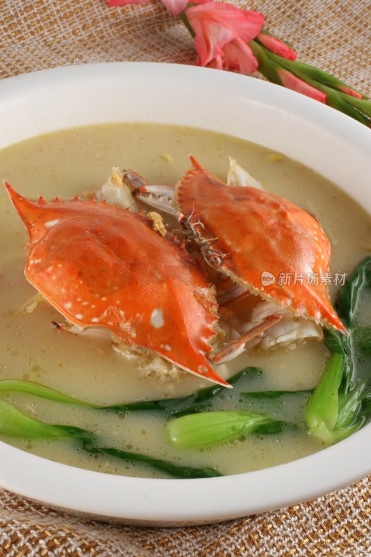 螃蟹海鲜汤