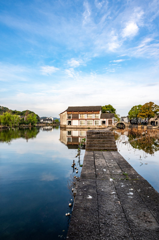 浙江绍兴柯桥柯岩鉴湖景区景点景观