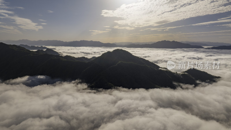 秦岭日出云海