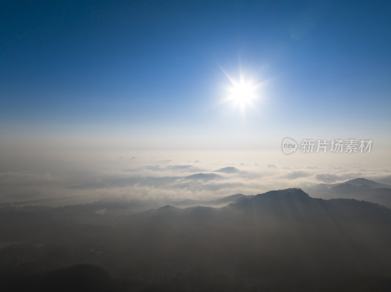 杭州西湖日出云海