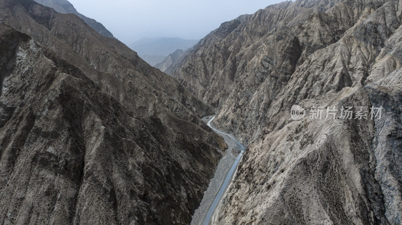 帕米尔高原千年古道塔莎古道山脉峡谷戈壁滩