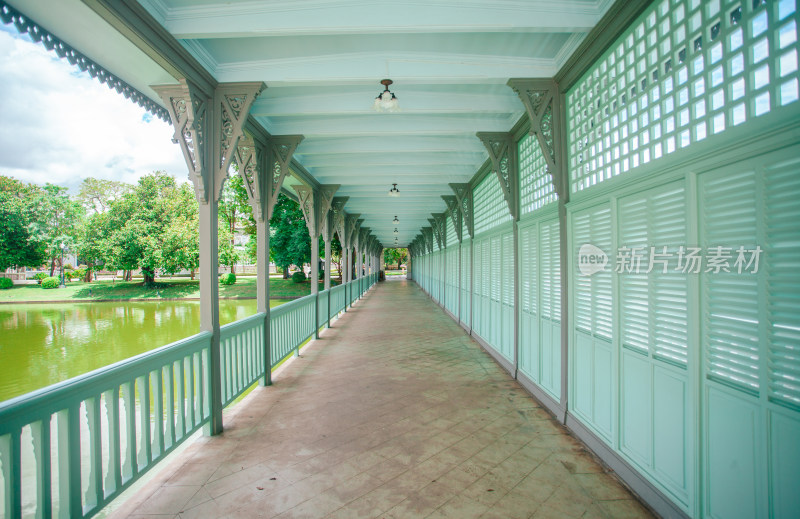 泰国大城邦芭茵夏宫建筑景观