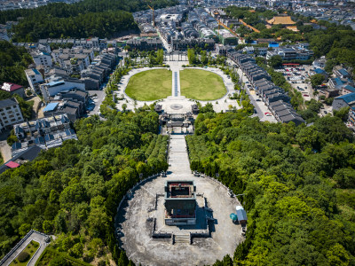 南岳衡山风景区航拍图