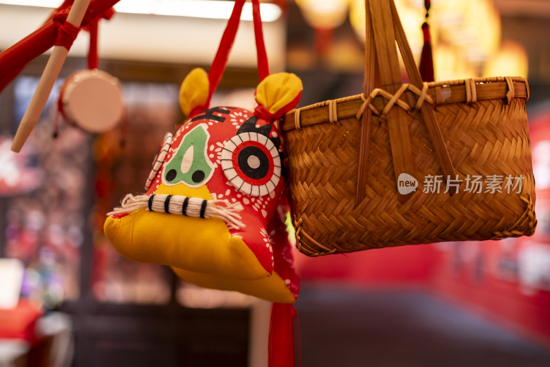 新年装饰虎头鞋布老虎