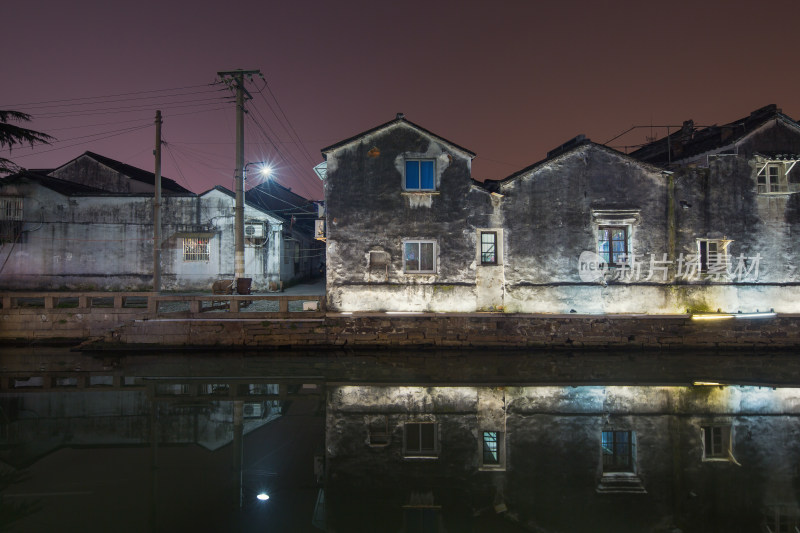 苏州平江路夜景