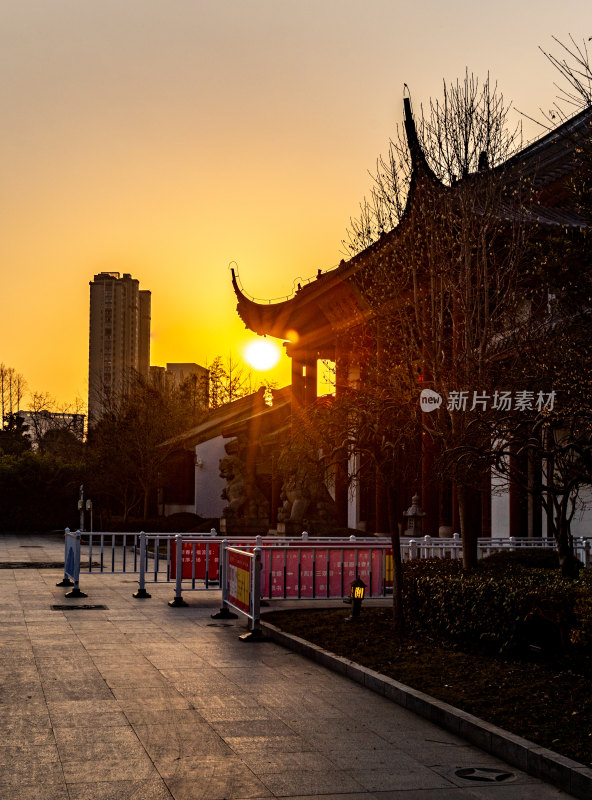 上海嘉定安亭老街菩提禅寺景点景观