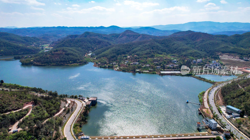 祖国大好河山青山绿水航拍