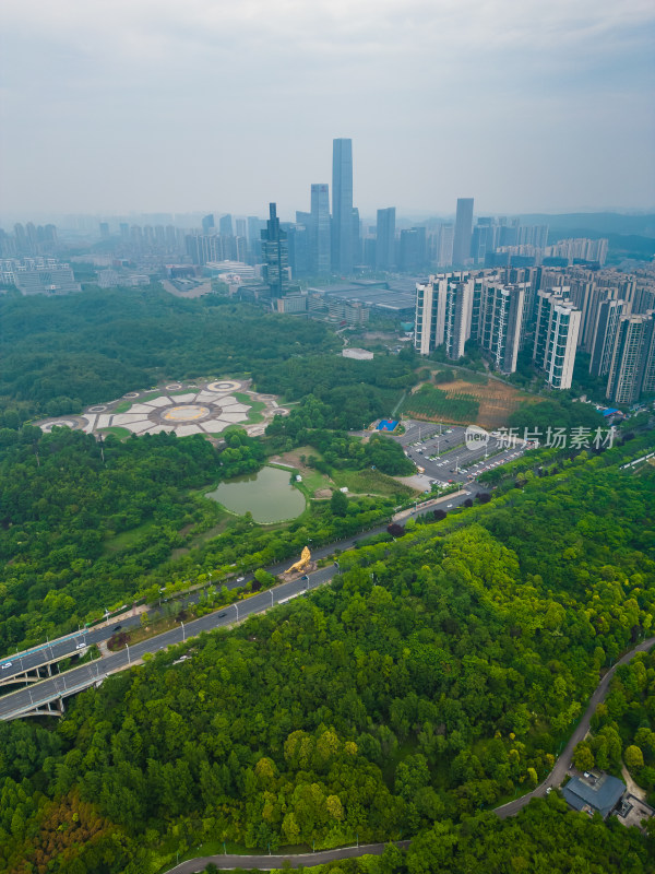 贵阳观山湖区建筑风光