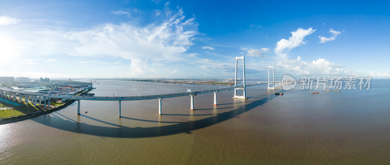 广东深中通道跨海大桥大全景