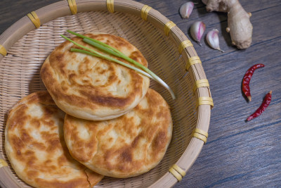 美食烧饼火烧馍面食馒头