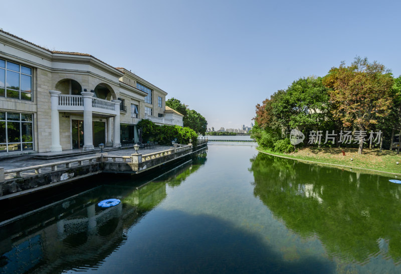 风光怡人金鸡湖（苏州））