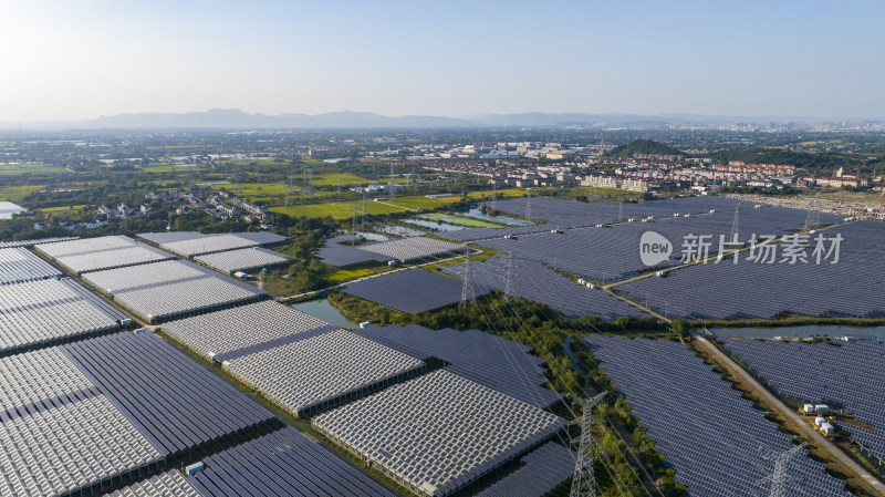 光伏农场新能源太阳能发电站光伏