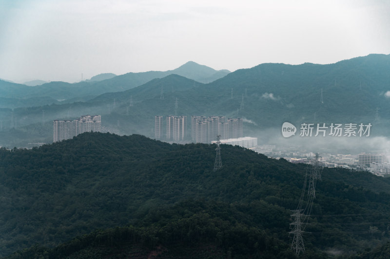 中山神湾丫髻山山顶风光