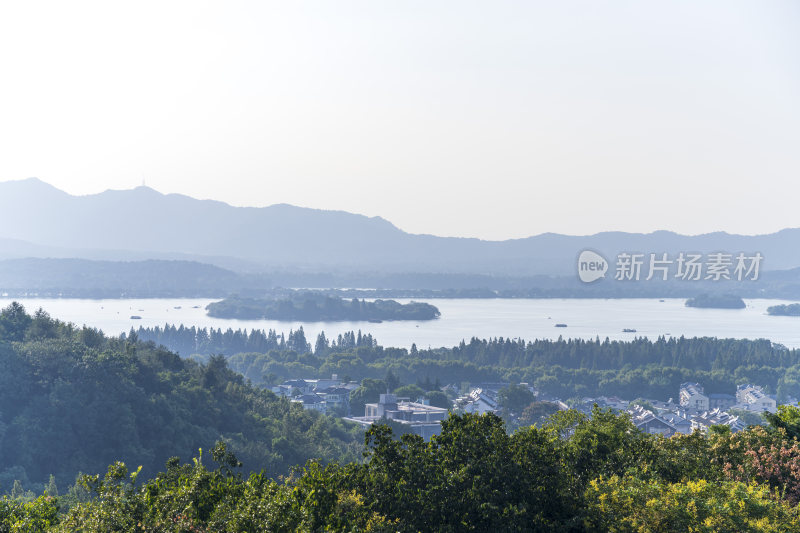 杭州吴山景区江湖汇观