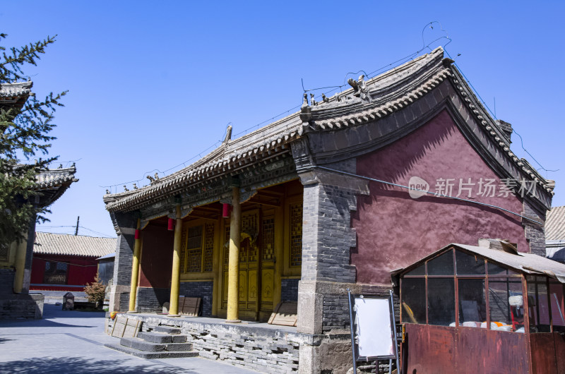 内蒙古锡林郭勒盟锡林浩特贝子庙中式古建筑
