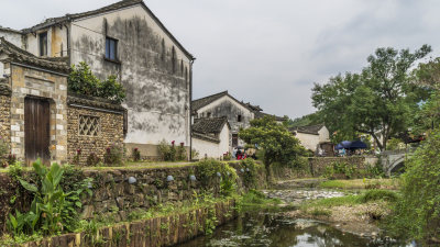 富阳龙门古镇建筑风景