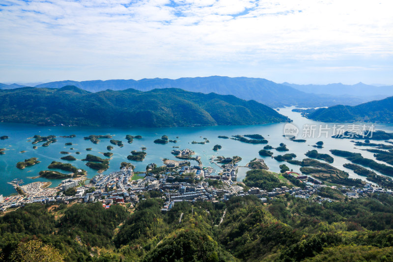 湖北黄石仙岛湖生态旅游景区，天空之城景区