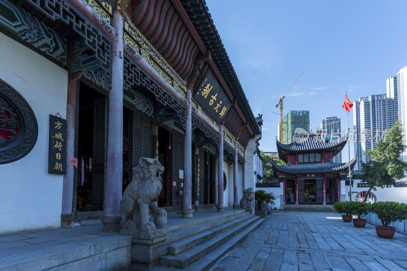 武汉汉阳区归元禅寺江南寺庙风景