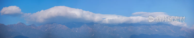 苍山洱海雪山云海180度全景