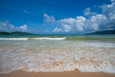 大海海边沙滩海滩海浪