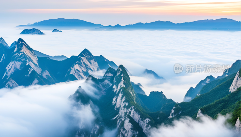 华山云海美景