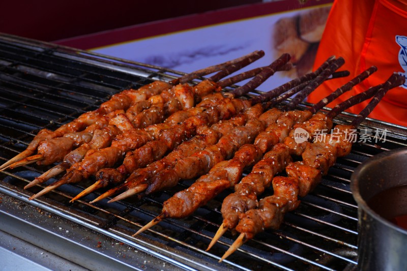 美食烤羊肉串