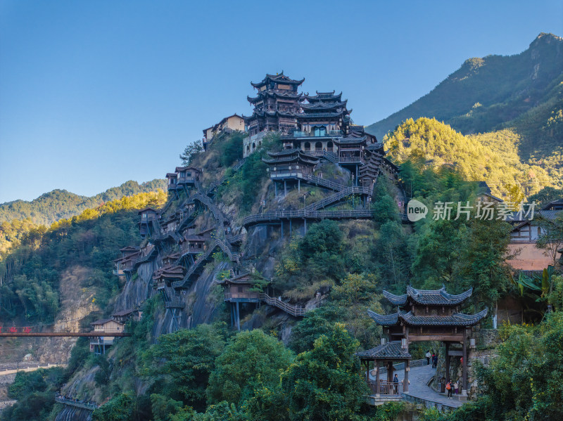 江西上饶市望仙谷旅游度假区仙侠世界风光