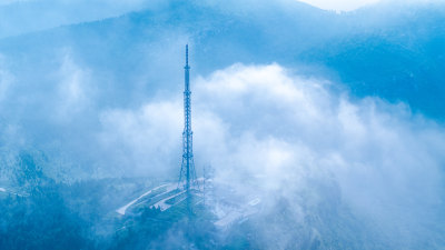 层峦叠嶂的山东枣庄石榴园景区