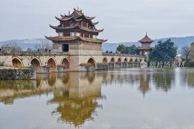 云南建水，双龙桥