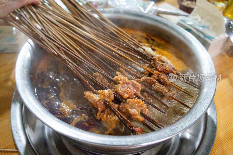 四川乐山美食麻辣烫