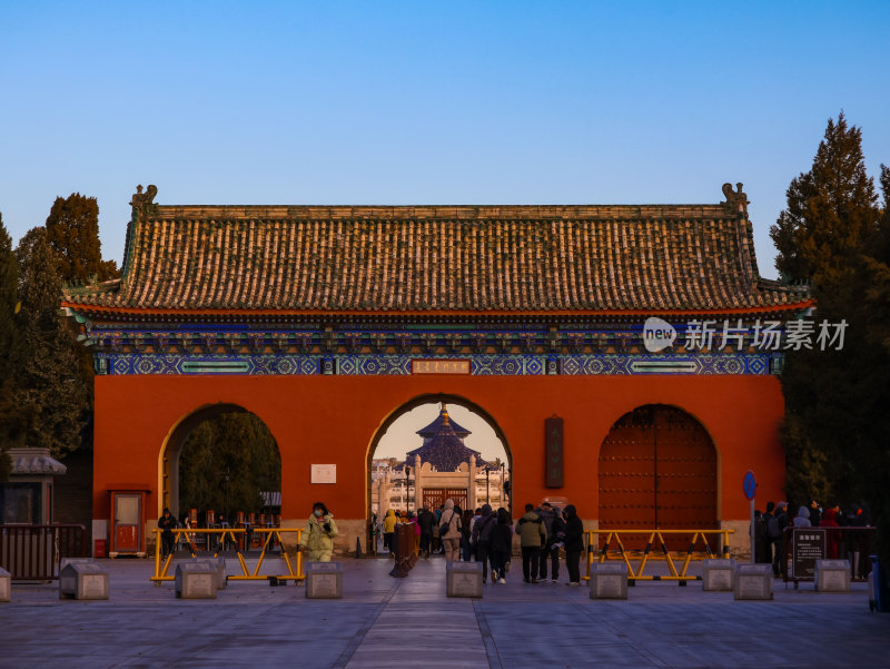 晨曦中的天坛圜丘