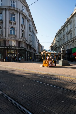 萨格勒布克罗地亚城市景观