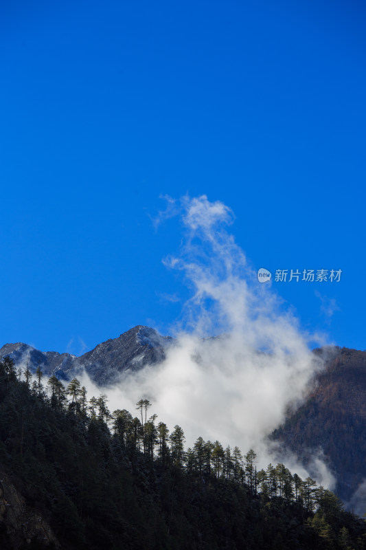 中国西藏林芝雅鲁藏布江苯日神山旅游区