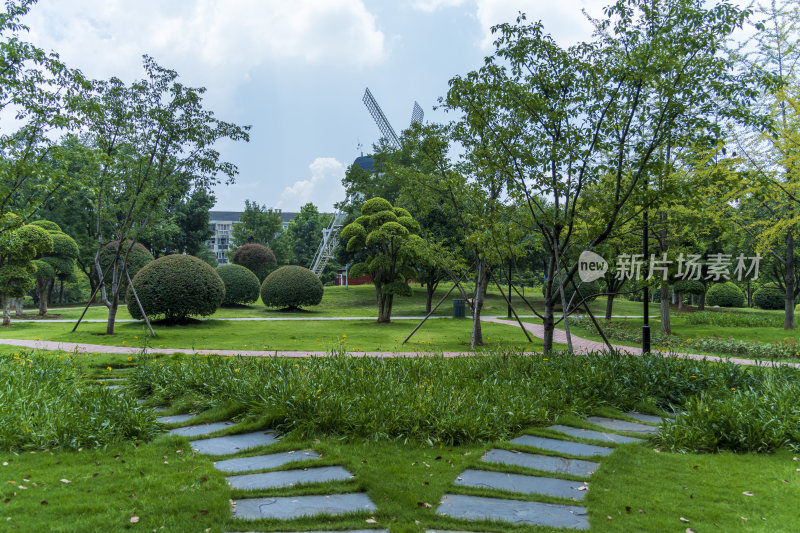 武汉关山荷兰风情园风景