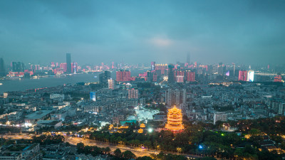 武汉黄鹤楼夜景