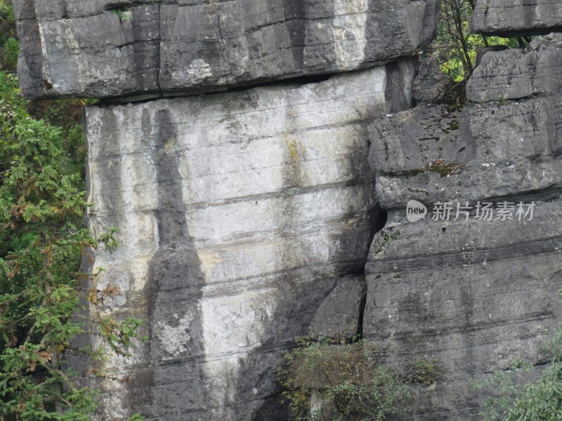 湖北恩施梭布垭石林旅游风光