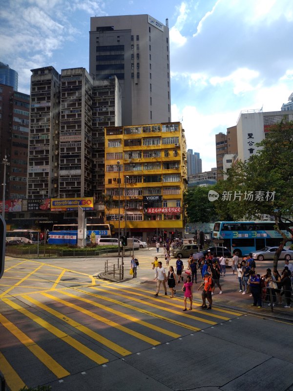 香港18年的夏天街景