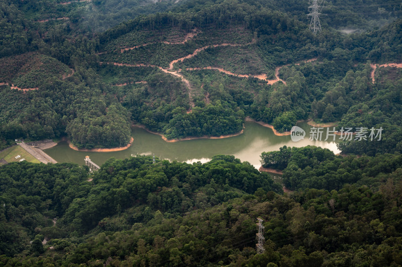 中山神湾丫髻山山顶风光