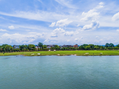 桂林夏季漓江风景区