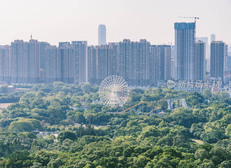 广西柳州雀儿山公园-城市绿地与建筑